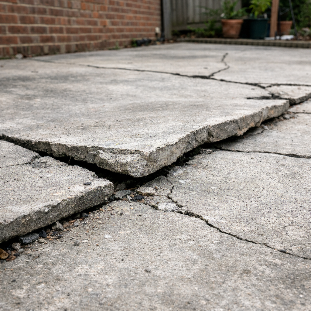 groundbearing slab where movement is caused by settlement heave consolidation or moisture change Slab movement